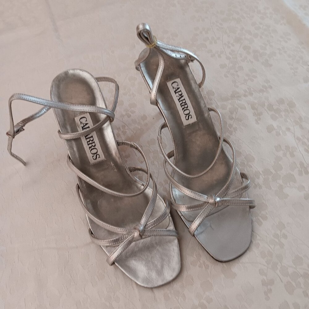 Caparros Silver Strapy Sandals